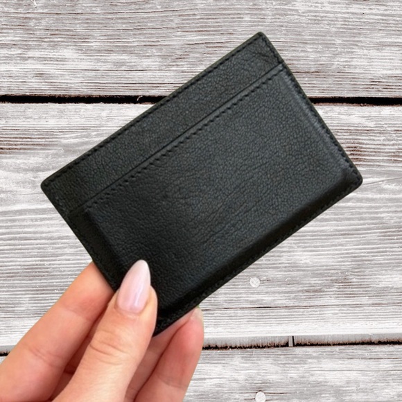 YSL Black Leather Cardholder - Picture 3 of 8